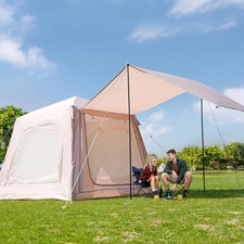 Inflatable Tent for Camping Waterproof Oxford Hot with Manual Pump Spacious Easy