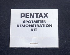 PENTAX Spotmeter Demonstration