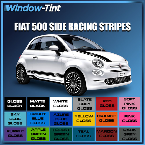 Fits fiat 500 side and - fiat, bonnet