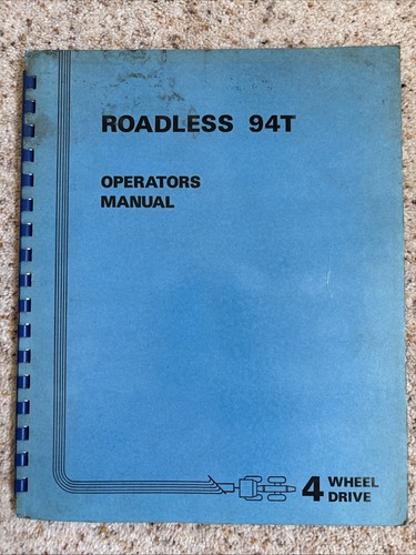 Roadless 94t operators - roadless,