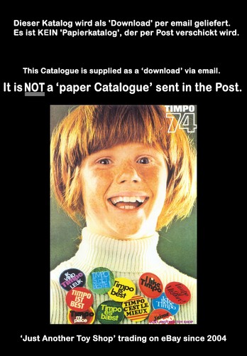 Timpo toys 1974 - toys, catalogue