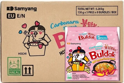Samyang hot chicken carbonara - samyang,