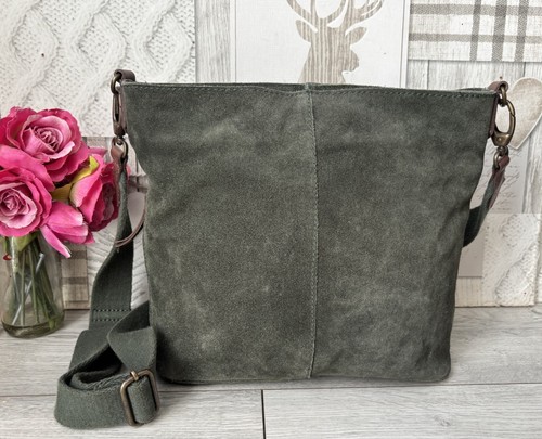 Fat face green suede - fat, leather