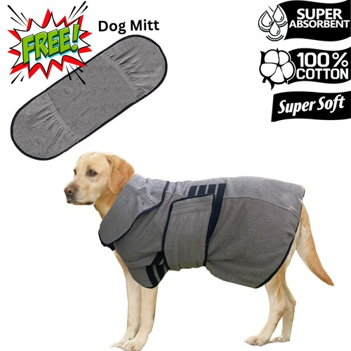 Dog bathrobe towel gowns for - towel,