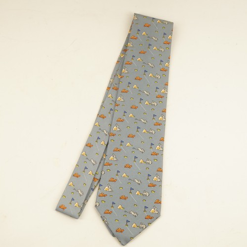 Hermès 100 blue - blue, tie