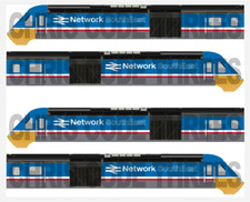 Adhesive Vinyl Class 43 HST Decals suit OO gauge Hornby / Lima - NSE livery