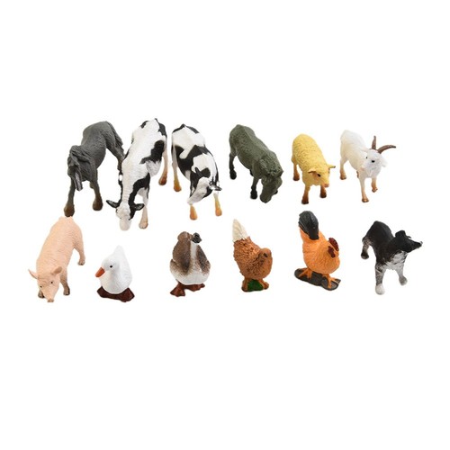 12pcs farm animals model - 12pcs,