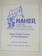 Ventriloquist MAHER STUDIOS