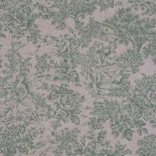 Vintage Toile De Jouy Green