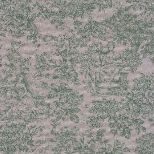 Vintage toile jouy green - jouy,