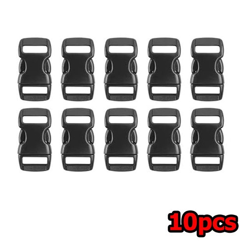 10x 10mm side release buckles - 10mm,