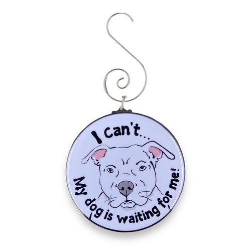 White pit bull terrier mini - bull,