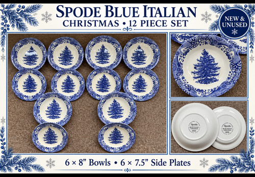 Spode blue italian christmas - spode,