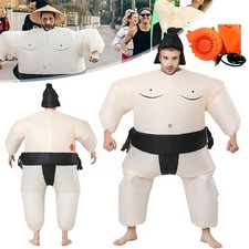 Halloween Inflatable Sumo Suit Fancy Dress Costume Sumo Wrestler Suit Costume
