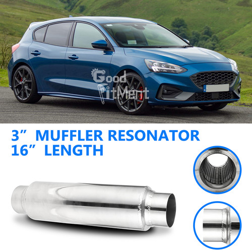 Exhaust resonator muffler - muffler, 3"