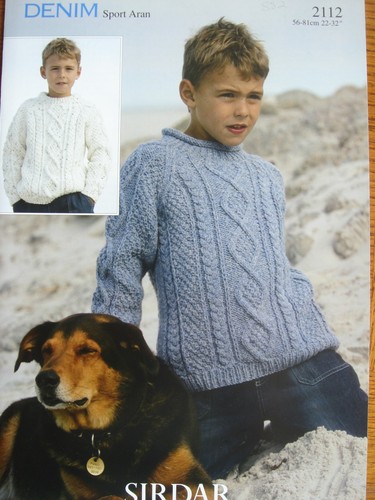 Sirdar knitting pattern childs - knitting,