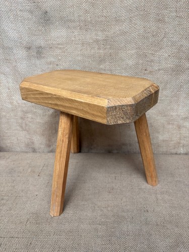 Waxed pine stool - pine,
