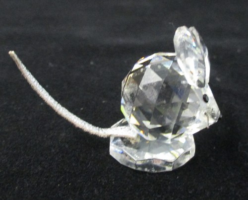 Swarovski crystal mouse head - crystal,