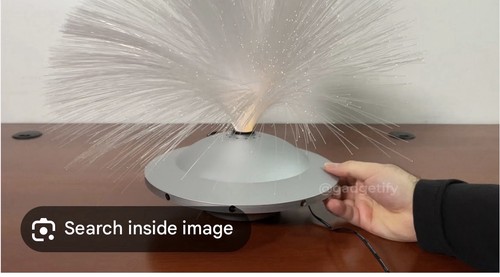 Fibre optic spaceship shape - optic,