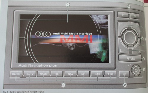 Audi sat nav - print),