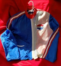 Vintage 70’s Datsun Racing Striped Windbreaker Jacket (Rare w/zip-in liner)