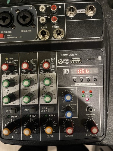 Channel audio mixer - mixer, with