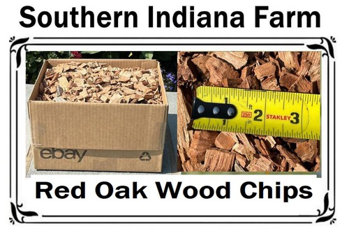 Red oak wood chips - oak,