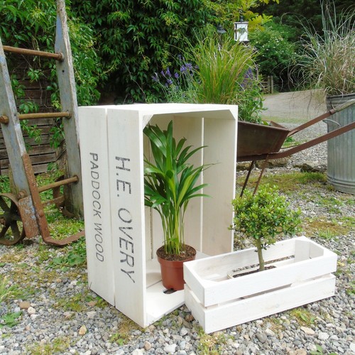 Set vintage white wooden - vintage,