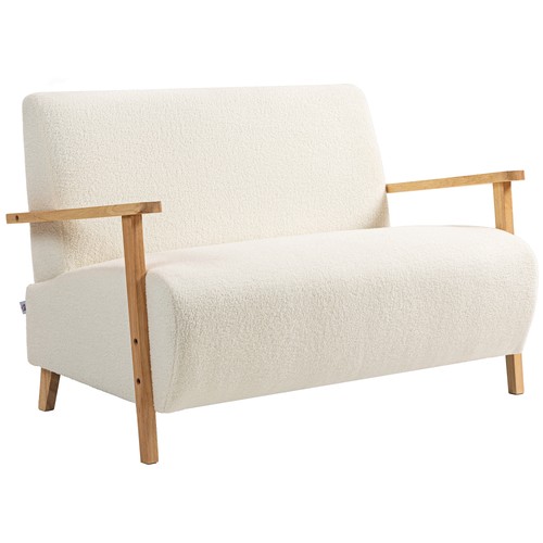 Homcom seater sofa fabric - sofa,,