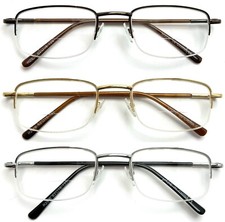 Semi-Rimless Bifocal Reading