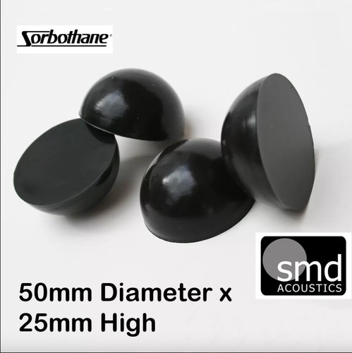 Sorbothane 50mm hemispheres - sorbothane®,