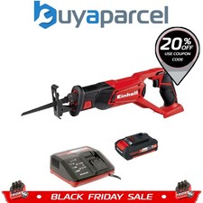 Einhell Cordless Reciprocating Recip Saw Power X Change 18v + 2ah TE-AP 18LI
