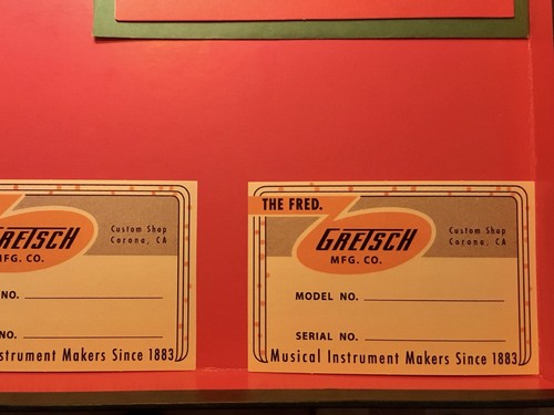 Gretsch style guitar serial - style,