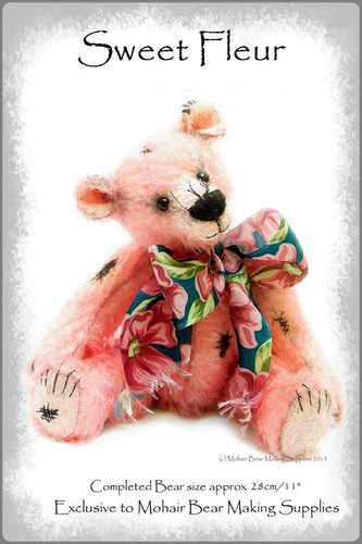 Ooak mohair teddy bear sewing - ooak,