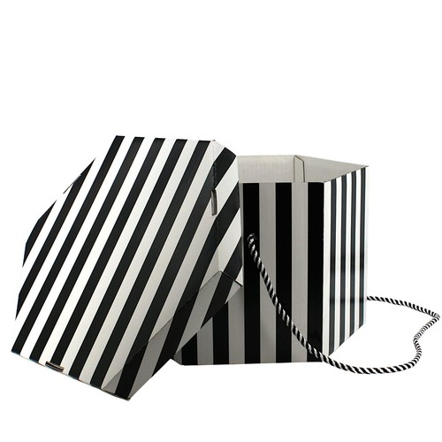 Candy stripe hexagonal hat - candy,
