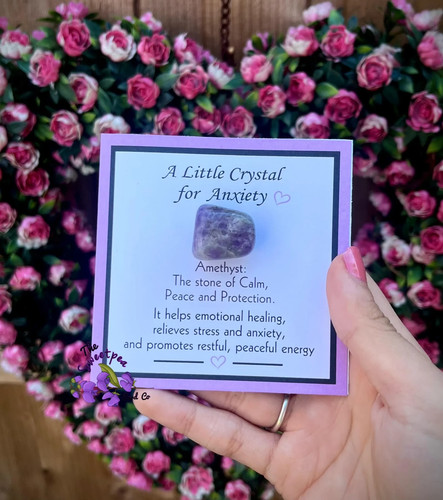 Anxiety gift mini card - •,