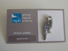 RSPB pin badge giving nature a