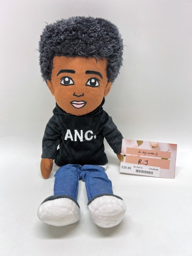 Black boy doll soft - black, ethnic