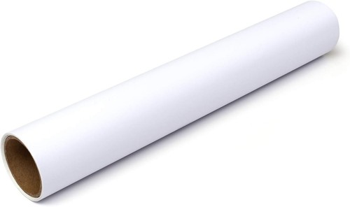 Matte white sticky back - white,