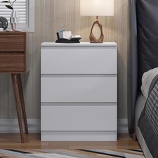 3 Drawer Bedside Scandinavian