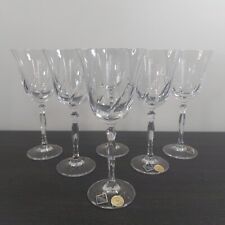 Bohemia Crystal Wine Glass x6