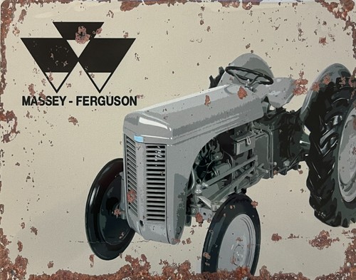 Metal vintage style - wall, sign
