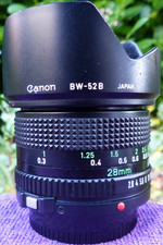 Canon 28mm f/2.8 FD Prime Wide