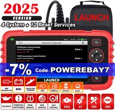 2025 Launch CRP129X V2.0 Professional Automotive Diagnostic Tool Auto OBD2 Scanner TPMS EPB SAS
