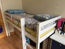 SINGLE MID SLEEPER KIDS BED converts into single bed