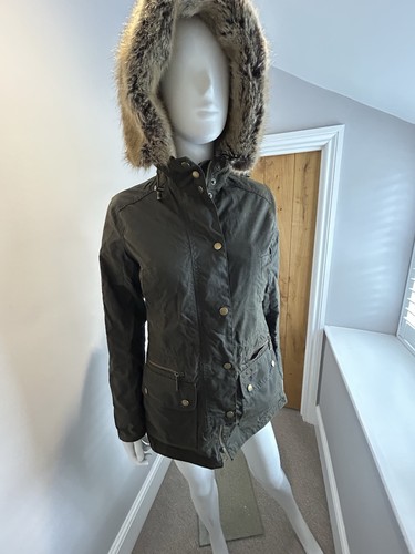 Barbour green waxed cotton - green,