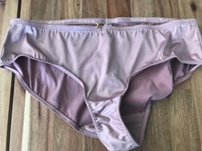 GOSSARD SUPERBOOST SATIN  BRIEF  UK SIZE small mushroom