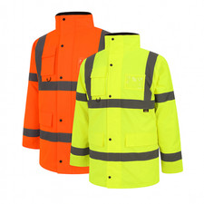 Hi Vis Security Parka Jacket