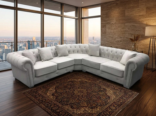 Chesterfield velvet sofa - velvet,