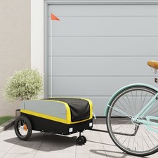 Bike Trailer Black and Yellow